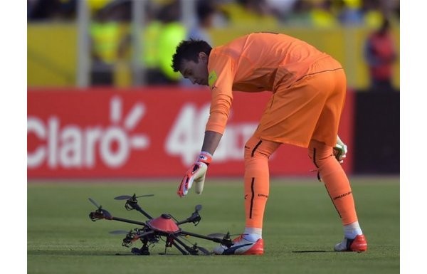 Yok artık Muslera! Drone kamerasını tuttu