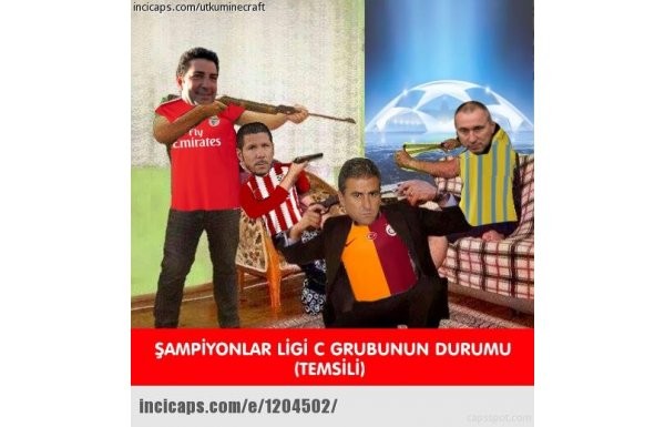Sosyal medyada Benfica-Galatasaray maçı caps'leri...