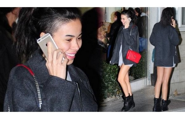 'Asena Erkin soğuğa aldırmadı