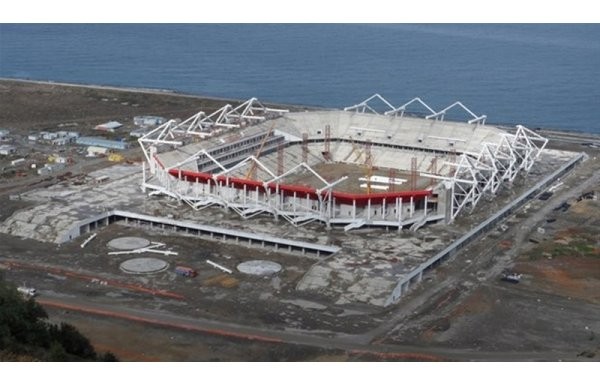 'Trabzonspor'un stadı bitti bitiyor