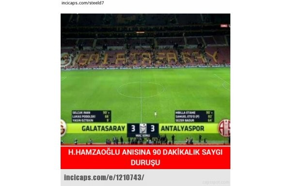 'Galatasaray - Antalyaspor capsleri