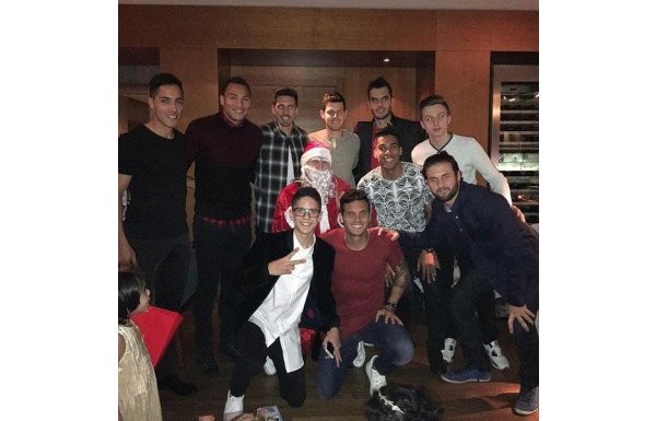 'Futbolcuların Noel kutlamaları