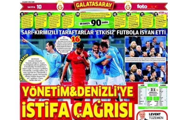 'Gazetelerde günü manşetleri (26 Şubat 2016)