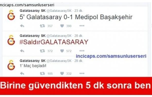 Galatasaray - Başakşehir capsleri