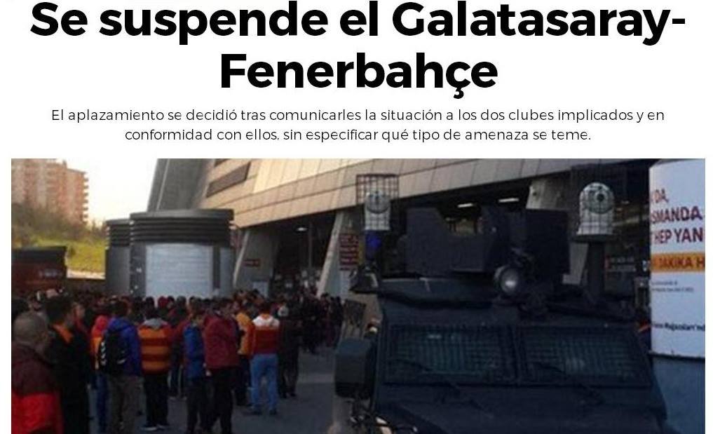 Derbi ertelendi! Avrupa, Türkiye'yi konuşuyor