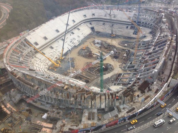 'İşte Vodafone Arena'nın ilk günden son güne her anı