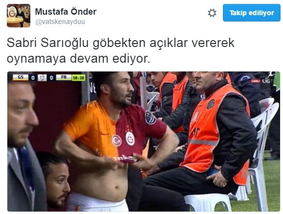 'Sabri Sarıoğlu'nun göbeği sosyal medyayı salladı