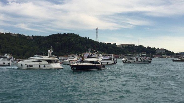 'Beşiktaş'ın şampiyonluk kutlaması