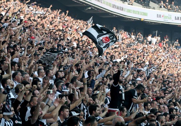 Beşiktaşlı taraftarların büyük coşkusu