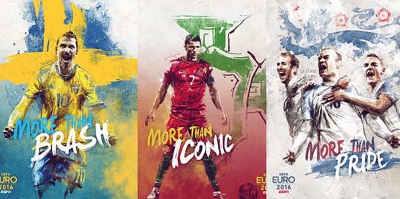 'EURO 2016 takım posterleri