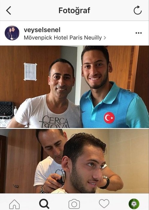 Milli Takım'ın özel berberi Fransa'da