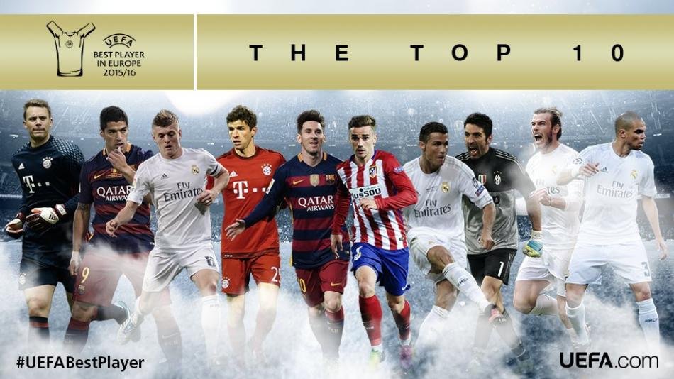 UEFA yılın futbolcusu ödülü adayları