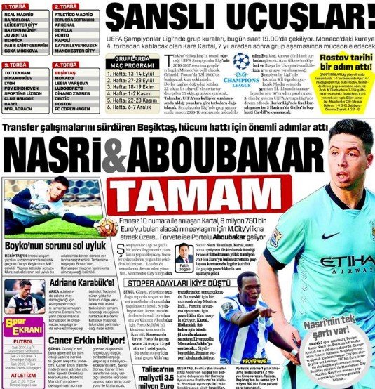 Gazetelerde günün manşetleri - Gazete Oku (25 Ağustos 2016)