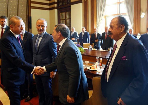 Cumhurbaşkanı, kulüp başkanlarını ağırladı