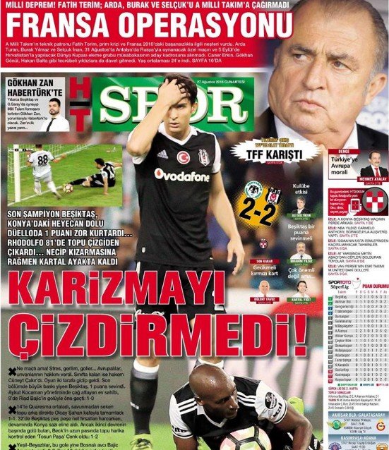 'Gazetelerde günün manşetleri - Gazete Oku (27 Ağustos 2016)