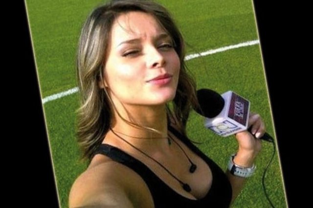 Güzel sunucudan Messi gafı
