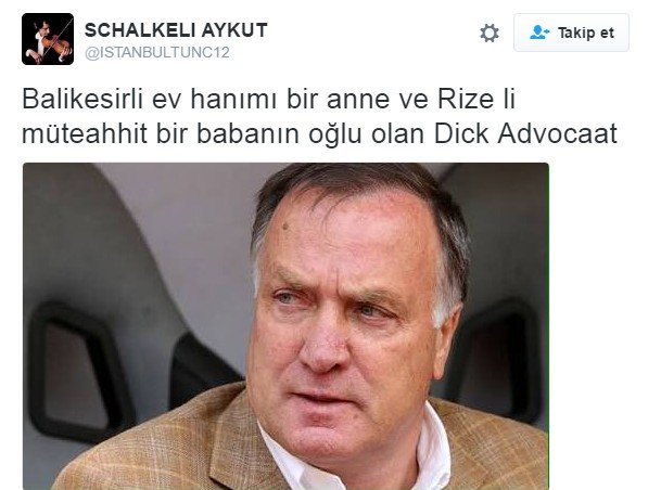 'Sosyal medyada Dick Advocaat yorumları