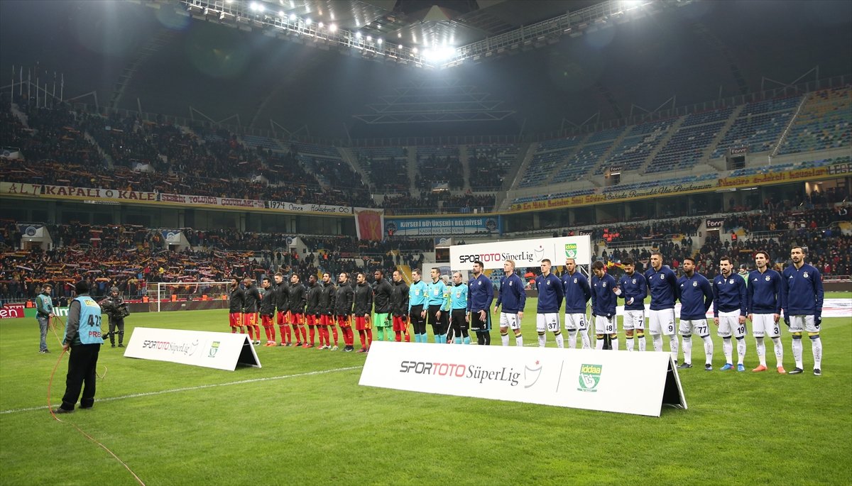 'Kayserispor Fenerbahçe maçı verileri