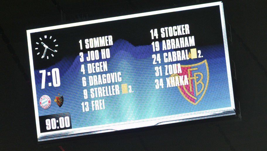 6. 13 Mart 2012: Bayern Münih 7-0 Basel