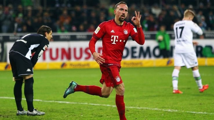 9 - Frank Ribery (Bayern Münih)- 30,7 km/saat