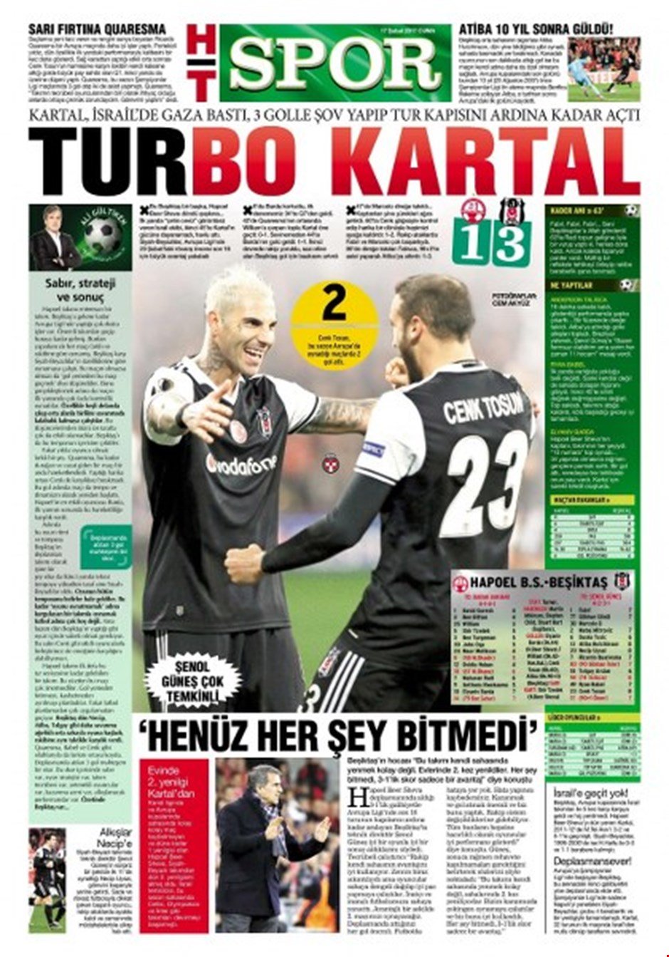 Gazete manşetleri - Gazete Oku (17 Şubat 2017)