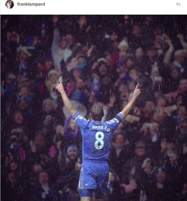 Frank Lampard'a arkadaşlarından sevgi seli