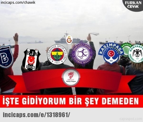 Başakşehir - Galatasaray maçının capsleri