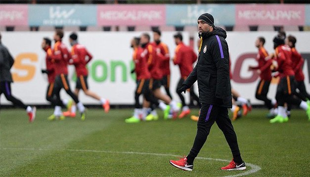 'Tudor Galatasaray antrenmanında