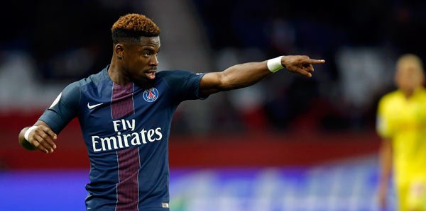 22 - Serge Aurier - Paris Saint-Germain - 15,00 mil. Euro