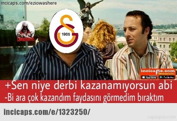 'Galatasaray - Beşiktaş maçının capsleri
