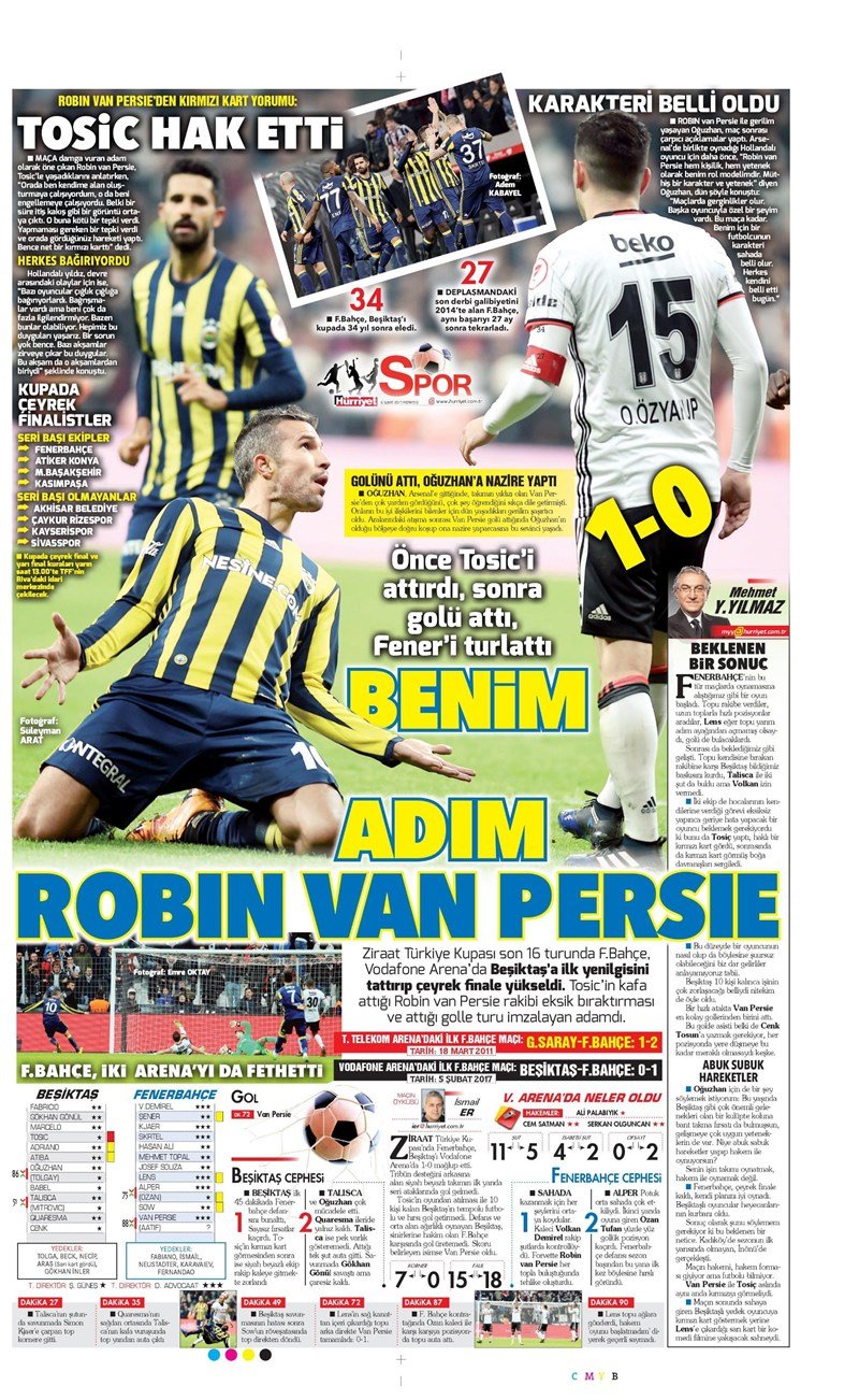Gazete manşetleri - Gazete Oku (6 Şubat 2017)