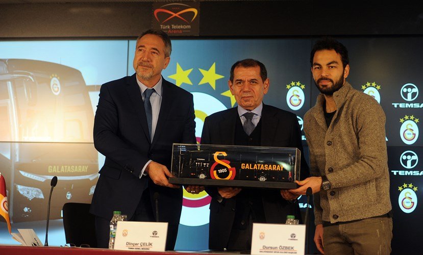 Galatasaray'ın yeni otobüsü