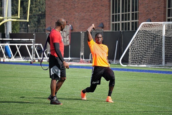 Demba Ba, Amerika'da çalışıyor