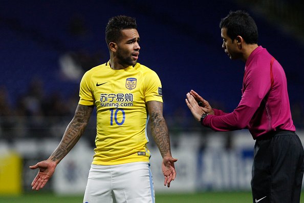 3 - Alex Teixeira - Jiangsu Suning - 50,00 mil. Euro