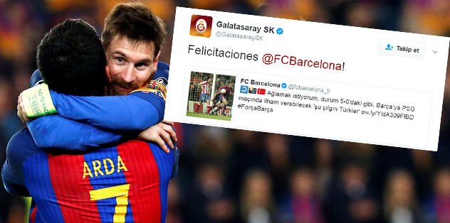 Barcelona’dan Türkiye mesajı: