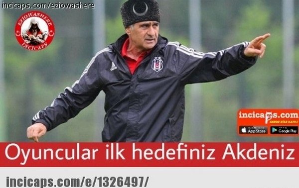 Beşiktaş - Olympiakos maçının capsleri. Denize döktük!