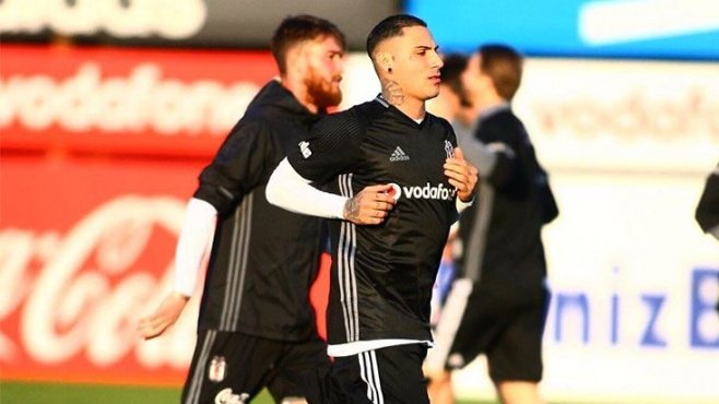 Beşiktaş’ta Olympiakos maçı hazırlıklarını sürdürdü