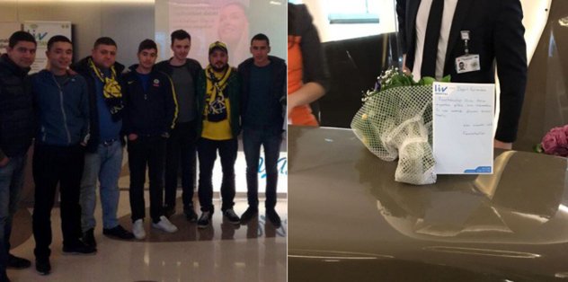Fernandao’ya taraftar ziyareti.