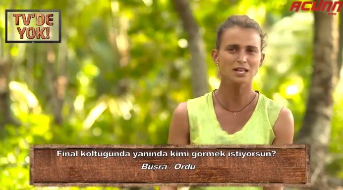 Final koltuğunda yanında kimi görmek istersin?