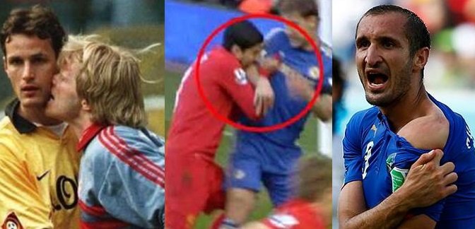 'Futbol sahalarındaki ısırma olayları!