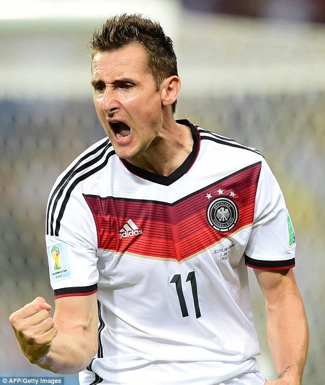 Miroslav Klose | Germany | 2001-2014 | 71 goals