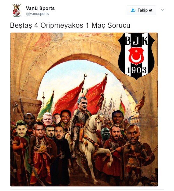 Twitter sallandı! Beşiktaş'ın zaferiyle ilgili tweetler.