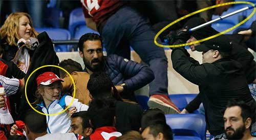 'Beşiktaş'a Fransız barbarlığı!