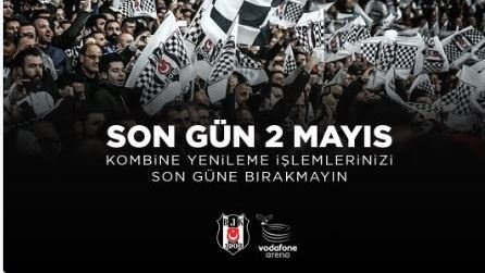 Beşiktaş’tan taraftara kombine çağrısı!