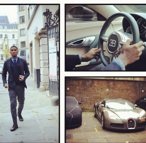 Eto’o: Bugatti Veyron