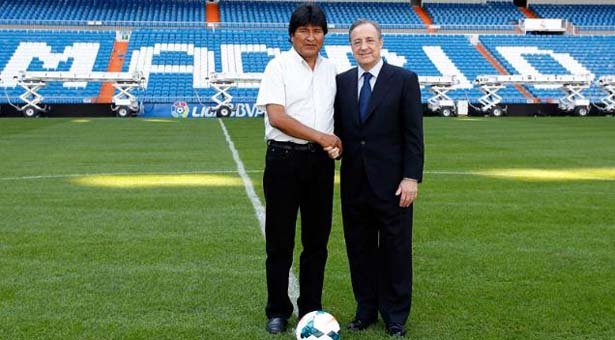 Evo Morales - Real Madrid