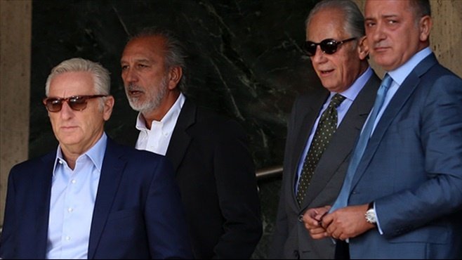 Galatasaray'ın önemli isimleri derbiyi beraber izledi