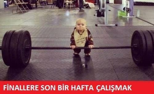 Herkes düzenli çalıştı da bir tek biz son bir hafta çalışıyoruz sanki.