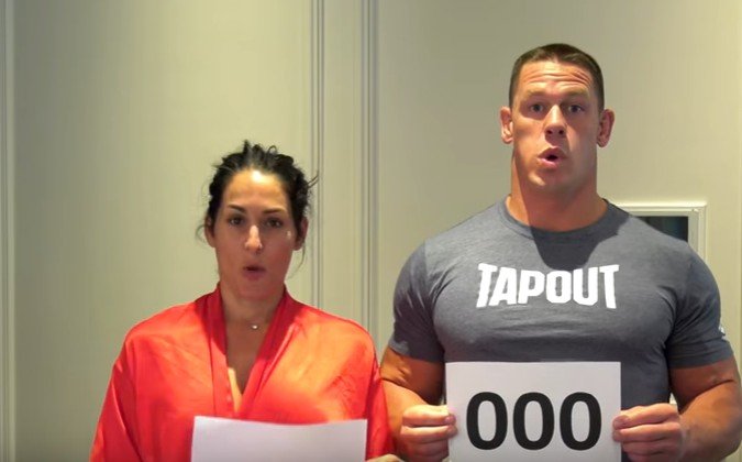 John Cena ve Nikki Bella soyundu
