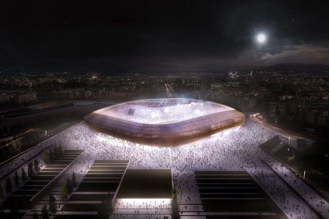 Stadio della Fiorentina - Fiorentina (40.430 kişilik)